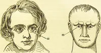 An illustration from New illustrated self-instructor in phrenology and physiology : together with the chart and character of ... as marked by ... / by O.S. and L.N. Fowler. (1877)