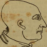 An illustration from Illustrations of phrenology : being a selection of articles from the Edinburg phrenological journal, and the transactions of the Edinburg Phrenological Society. With twenty-six wood cuts / Ed. by George H. Calvert. With an introduction by the editor. (1832)