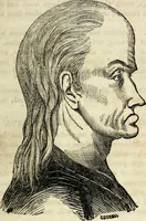 An illustration from An epitome of phrenology and temperamental physiology ; (containing several new features,) delineating the character, talents, disposition and natural ability of as given by on the day of A.D. 18 designed to aid persons in selecting occupations, employees, partners in business, teachers, etc., and to choose such husbands and wives as will render life's journey prosperous and happy, and confer the highest endowment of their offspring / By Dr. J. Gillis Buckly, lecturer on physiology, and for fifteen years a practical phrenologist. (1857)