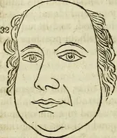 An illustration from Elements of phrenology / By George Combe. From the fifth Edinburgh improved and enlarged edition. With illustrations. (1846)