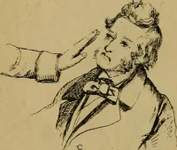 An illustration from The illustrated practical mesmerist : curative and scientific / by William Davey. (1862)