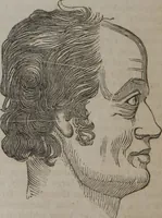 An illustration from Synopsis of phrenology and physiology : comprising a condensed description of the functions of the body and mind : also, indicating the relative development of these organs as applied to the person examined : with references to Fowler's phrenology, also, the additional improvements and discoveries made by the aid of magnetism and neurology / by L.N. Fowler. (1846)