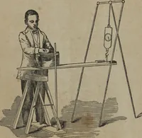 An illustration from Lecture on spiritualism : delivered before an audience of three thousand, at the Tabernacle, in the City of New York, in November 1855 : comprising an account of the manifestations which induced the author's conversion to spiritualism, and confirmed his hope of immortality / by Professor Hare ; [introductory remarks by Mr. Brittan]. (1855)