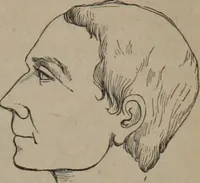 An illustration from Outlines of a new system of physiognomy : illustrated by numerous engravings indicating the location of the signs of the different mental faculties / by J.W. Redfield. (1849)