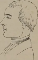 An illustration from Outlines of a new system of physiognomy : illustrated by numerous engravings indicating the location of the signs of the different mental faculties / by J.W. Redfield. (1849)