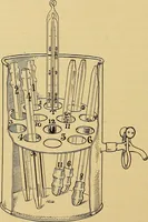 An illustration from Diagnostic methods, chemical, bacteriological and microscopical : a text-book for students and practitioners / by Ralph W. Webster ; with 37 colored plates and 164 other illustrations. (1909)