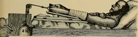 An illustration from Atlas and epitome of traumatic fractures and dislocations / by H. Helferich ; auth. tr. from the German, ed. by Joseph C. Bloodgood. (1902)