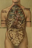 An illustration from The diagnostics of internal medicine : a clinical treatise upon the recognised principles of medical diagnosis, prepared for the use of students and practitioners of medicine / by Glentworth Reeve Butler ... ; with five coloured plates and two hundred and seventy-two illustrations and charts in the text. (1909)