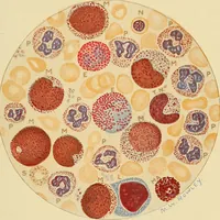 An illustration from A text-book of pathology for students of medicine / by J. George Adami and John McCrae ; illustrated with 304 engravings and 11 colored plates. (1912)