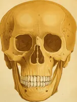 An illustration from An atlas of anatomy, or, Pictures of the human body in twenty-four quartro coloured plates comprising one hundred separate figures, with descriptive Letterpress / by Fenwick Miller. (1879)