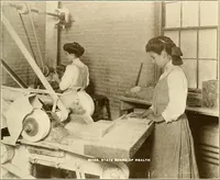 An illustration from A manual of practical hygiene for students, physicians, and health officers / By Charles Harrington. (1914)