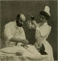 An illustration from Diseases of infancy and childhood, their dietetic, hygienic, and medical treatment : a text-book designed for practitioners and students in medicine / By Louis Fischer. (1910)