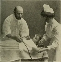 An illustration from Diseases of infancy and childhood, their dietetic, hygienic, and medical treatment : a text-book designed for practitioners and students in medicine / By Louis Fischer. (1910)
