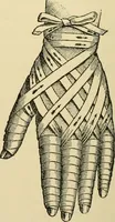 An illustration from Surgical technic; a text-book on operative surgery / by Fr. von Esmarch ... and E. Kowalzig ... translated by Professor Ludwig H. Grau ... and Willam N. Sullivan ... edited by Nicholas Senn ... With fourteen hundred and ninety-seven illustrations and fifteen colored plates. (1901)