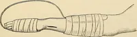 An illustration from Surgical technic; a text-book on operative surgery / by Fr. von Esmarch ... and E. Kowalzig ... translated by Professor Ludwig H. Grau ... and Willam N. Sullivan ... edited by Nicholas Senn ... With fourteen hundred and ninety-seven illustrations and fifteen colored plates. (1901)