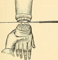An illustration from Surgical technic; a text-book on operative surgery / by Fr. von Esmarch ... and E. Kowalzig ... translated by Professor Ludwig H. Grau ... and Willam N. Sullivan ... edited by Nicholas Senn ... With fourteen hundred and ninety-seven illustrations and fifteen colored plates. (1901)