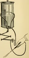 An illustration from Surgical technic; a text-book on operative surgery / by Fr. von Esmarch ... and E. Kowalzig ... translated by Professor Ludwig H. Grau ... and Willam N. Sullivan ... edited by Nicholas Senn ... With fourteen hundred and ninety-seven illustrations and fifteen colored plates. (1901)