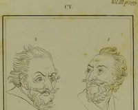 An illustration from Essays on physiognomy : for the promotion of the knowledge and the love of mankind / written in the German language by John Caspar Lavater ; and translated into English by Thomas Holcroft. (1804)