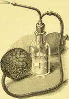 An illustration from Diseases of the nose and throat / by F. de Havilland Hall ... With 2 coloured plates and 59 illustrations. (1894)