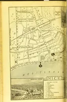 An illustration from B. Bradshaw's Dictionary of mineral waters, climatic health resorts, sea baths, and hydropathic establishments : giving the summer and winter residences of doctors, hotels which can be recommended with confidence, and other useful information : with a map printed in 11 colours, showing the stations named, and an itinerary of the quickest and cheapest routes by rail, boats, carriages, etc., and seven smaller maps and plans. (1884)