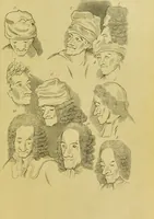 An illustration from Essays on physiognomy : designed to promote the knowledge and the love of mankind / written in the German language by John Caspar Lavater ; and translated into English by Thomas Holcroft ; to which are added, One hundred physiognomonical rules, a posthumous work by Mr. Lavater ; and memoirs of the life of the author, compiled principally from the life of Lavater, by G. Gessner. (1848)