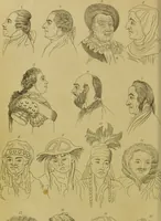 An illustration from Essays on physiognomy : designed to promote the knowledge and the love of mankind / written in the German language by John Caspar Lavater ; and translated into English by Thomas Holcroft ; to which are added, One hundred physiognomonical rules, a posthumous work by Mr. Lavater ; and memoirs of the life of the author, compiled principally from the life of Lavater, by G. Gessner. (1848)