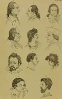 An illustration from Essays on physiognomy : designed to promote the knowledge and the love of mankind / written in the German language by John Caspar Lavater ; and translated into English by Thomas Holcroft ; to which are added, One hundred physiognomonical rules, a posthumous work by Mr. Lavater ; and memoirs of the life of the author, compiled principally from the life of Lavater, by G. Gessner. (1848)
