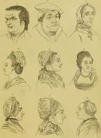 An illustration from Essays on physiognomy : designed to promote the knowledge and the love of mankind / written in the German language by John Caspar Lavater ; and translated into English by Thomas Holcroft ; to which are added, One hundred physiognomonical rules, a posthumous work by Mr. Lavater ; and memoirs of the life of the author, compiled principally from the life of Lavater, by G. Gessner. (1848)