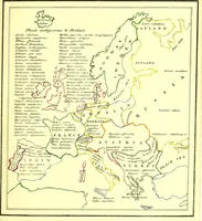 An illustration from A series of botanical tables, and tables of the materia medica, designed for the use of students preparing for examination at Apothecaries' Hall : illustrated with numerous engravings on wood, and four coloured medico-botanical maps of Europe, Asia, Africa, and America, showing the geographical situation of all the plants of the Pharmacopœia / by W. K. Toase. (1835)