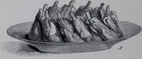 An illustration from The royal cookery book (le livre de cuisine) / by Jules Gouffé ; translated from the French and adapted for English use by Alphonse Gouffé ... comprising domestic and high-class cookery, illustrated with sixteen large plates printed in colours, and one hundred and sixty-one woodcuts from drawing from nature by E. Ronjat. (1868)