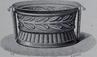 An illustration from The royal cookery book (le livre de cuisine) / by Jules Gouffé ; translated from the French and adapted for English use by Alphonse Gouffé ... comprising domestic and high-class cookery, illustrated with sixteen large plates printed in colours, and one hundred and sixty-one woodcuts from drawing from nature by E. Ronjat. (1868)