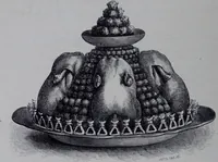 Picture 105 of 148 from The royal cookery book (le livre de cuisine) / by Jules Gouffé ; translated from the French and adapted for English use by Alphonse Gouffé ... comprising domestic and high-class cookery, illustrated with sixteen large plates printed in colours, and one hundred and sixty-one woodcuts from drawing from nature by E. Ronjat. (1868), leaf 510