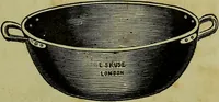 An illustration from The confectioners' hand-book and practical guide to the art of sugar boiling in all its branches : the manufacture of creams, fondants, liqueurs, pastilles, jujubes (gelatine and gum), comfits, lozenges (plain and medicated), chocolate, chocolate creams, drops, bars, &c; American caramels, ice creams and moulded ices of every description : jams, jellies and marmalades (by fire and steam). Preserved and crystalized fruits, candied peel, English and Scotch pastry, cordials and syrups for American hot & iced beverages. Aerated waters of every description, by hand and machine, for bottle, syphon, or fountain, ginger beer, horehound, and other fermented beers. The recipes are accompanied with full and clear instructions in every branch. Every information about colours and flavours; the best to use and how to make them. Useful notes on machinery for every purpose, and about one hundred illustrations. (1883)