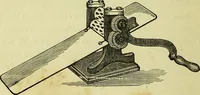 An illustration from The confectioners' hand-book and practical guide to the art of sugar boiling in all its branches : the manufacture of creams, fondants, liqueurs, pastilles, jujubes (gelatine and gum), comfits, lozenges (plain and medicated), chocolate, chocolate creams, drops, bars, &c; American caramels, ice creams and moulded ices of every description : jams, jellies and marmalades (by fire and steam). Preserved and crystalized fruits, candied peel, English and Scotch pastry, cordials and syrups for American hot & iced beverages. Aerated waters of every description, by hand and machine, for bottle, syphon, or fountain, ginger beer, horehound, and other fermented beers. The recipes are accompanied with full and clear instructions in every branch. Every information about colours and flavours; the best to use and how to make them. Useful notes on machinery for every purpose, and about one hundred illustrations. (1883)