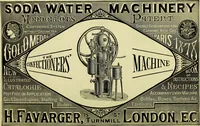 An illustration from The confectioners' hand-book and practical guide to the art of sugar boiling in all its branches : the manufacture of creams, fondants, liqueurs, pastilles, jujubes (gelatine and gum), comfits, lozenges (plain and medicated), chocolate, chocolate creams, drops, bars, &c; American caramels, ice creams and moulded ices of every description : jams, jellies and marmalades (by fire and steam). Preserved and crystalized fruits, candied peel, English and Scotch pastry, cordials and syrups for American hot & iced beverages. Aerated waters of every description, by hand and machine, for bottle, syphon, or fountain, ginger beer, horehound, and other fermented beers. The recipes are accompanied with full and clear instructions in every branch. Every information about colours and flavours; the best to use and how to make them. Useful notes on machinery for every purpose, and about one hundred illustrations. (1883)