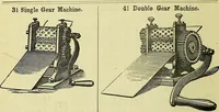 An illustration from The confectioners' hand-book and practical guide to the art of sugar boiling in all its branches : the manufacture of creams, fondants, liqueurs, pastilles, jujubes (gelatine and gum), comfits, lozenges (plain and medicated), chocolate, chocolate creams, drops, bars, &c; American caramels, ice creams and moulded ices of every description : jams, jellies and marmalades (by fire and steam). Preserved and crystalized fruits, candied peel, English and Scotch pastry, cordials and syrups for American hot & iced beverages. Aerated waters of every description, by hand and machine, for bottle, syphon, or fountain, ginger beer, horehound, and other fermented beers. The recipes are accompanied with full and clear instructions in every branch. Every information about colours and flavours; the best to use and how to make them. Useful notes on machinery for every purpose, and about one hundred illustrations. (1883)