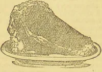 An illustration from Beeton's every-day cookery and housekeeping book : comprising instructions for mistress and servants, and a collection of over sixteen hundred and fifty practical receipts. With numerous wood engravings and one hundred and forty-two coloured figures, showing the proper mode of sending dishes to table. (1888)
