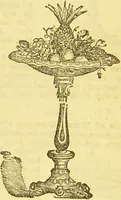 An illustration from Beeton's every-day cookery and housekeeping book : comprising instructions for mistress and servants, and a collection of over sixteen hundred and fifty practical receipts. With numerous wood engravings and one hundred and forty-two coloured figures, showing the proper mode of sending dishes to table. (1888)