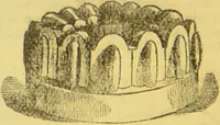 An illustration from Beeton's every-day cookery and housekeeping book : comprising instructions for mistress and servants, and a collection of over sixteen hundred and fifty practical receipts. With numerous wood engravings and one hundred and forty-two coloured figures, showing the proper mode of sending dishes to table. (1888)
