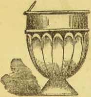 An illustration from Beeton's every-day cookery and housekeeping book : comprising instructions for mistress and servants, and a collection of over sixteen hundred and fifty practical receipts. With numerous wood engravings and one hundred and forty-two coloured figures, showing the proper mode of sending dishes to table. (1888)