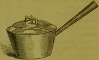 An illustration from Warne's model cookery and housekeeping book : containing complete instructions in household management, and receipts for breakfast dishes ... bills of fare, duties of servants, etc. / compiled and edited by Mary Jewry. (1871)