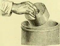 An illustration from The royal cookery book (le livre de cuisine) / by Jules Gouffé ; translated from the French and adapted for English use by Alphonse Gouffé ... comprising domestic and high-class cookery, illustrated with sixteen large plates printed in colours, and one hundred and sixty-one woodcuts from drawings from nature by E. Ronjat. (1883)