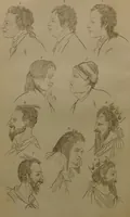 An illustration from Essays on physiognomy : designed to promote the knowledge and the love of mankind ... To which are added , one hundred physiognomonical rules, ... and memoirs of the life of the author / written by John Caspar Lavater. (1797)
