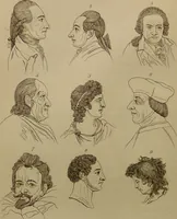 An illustration from Essays on physiognomy : designed to promote the knowledge and the love of mankind ... To which are added , one hundred physiognomonical rules, ... and memoirs of the life of the author / written by John Caspar Lavater. (1797)