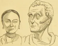 An illustration from Nature's revelations of character, or, The mental, moral and volitive dispositions of mankind, as manifested in the human form and countenance / by Joseph Simms. (1873)