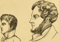 An illustration from Nature's revelations of character, or, The mental, moral and volitive dispositions of mankind, as manifested in the human form and countenance / by Joseph Simms. (1873)