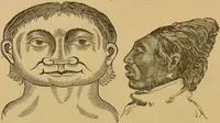 An illustration from Nature's revelations of character, or, The mental, moral and volitive dispositions of mankind, as manifested in the human form and countenance / by Joseph Simms. (1873)