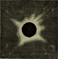 An illustration from Spectrum analysis in its application to terrestrial substances, and the physical constitution of the heavenly bodies / familiarly explained by H. Schellen ; translated from the second enlarged and revised German edition by Jane and Caroline Lassell ; edited with notes by William Huggins ; with numerous woodcuts and coloured plates, and Ångström's and Kirchhoff's maps. (1872)
