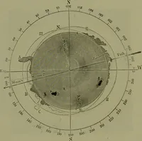 An illustration from Spectrum analysis in its application to terrestrial substances, and the physical constitution of the heavenly bodies / familiarly explained by H. Schellen ; translated from the second enlarged and revised German edition by Jane and Caroline Lassell ; edited with notes by William Huggins ; with numerous woodcuts and coloured plates, and Ångström's and Kirchhoff's maps. (1872)