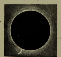 An illustration from Spectrum analysis in its application to terrestrial substances, and the physical constitution of the heavenly bodies / familiarly explained by H. Schellen ; translated from the second enlarged and revised German edition by Jane and Caroline Lassell ; edited with notes by William Huggins ; with numerous woodcuts and coloured plates, and Ångström's and Kirchhoff's maps. (1872)